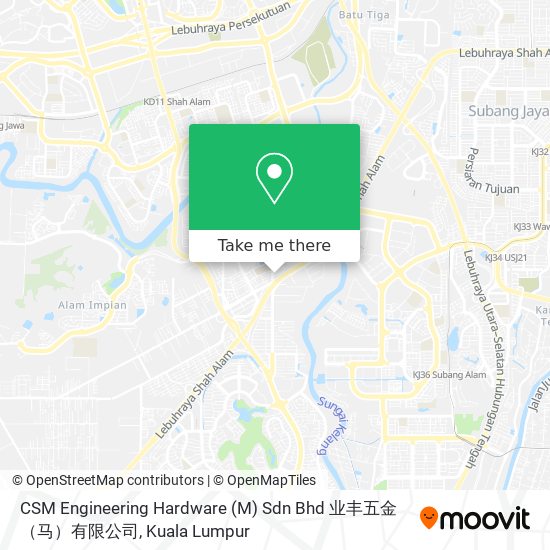 CSM Engineering Hardware (M) Sdn Bhd 业丰五金（马）有限公司 map