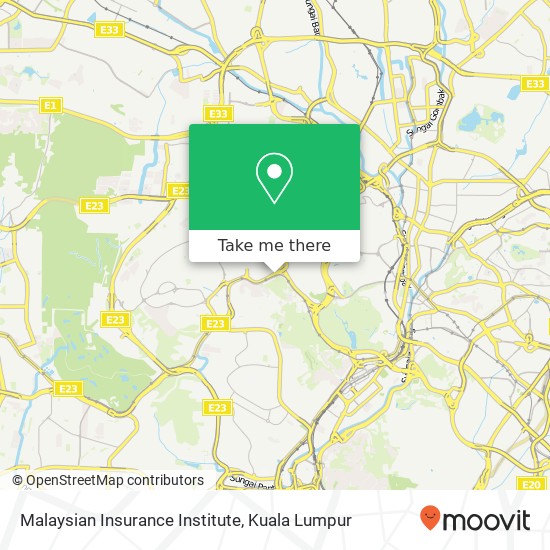 Malaysian Insurance Institute map