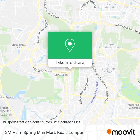 3M Palm Spring Mini Mart map