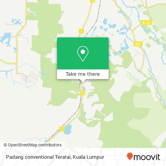 Peta Padang conventional Teratai