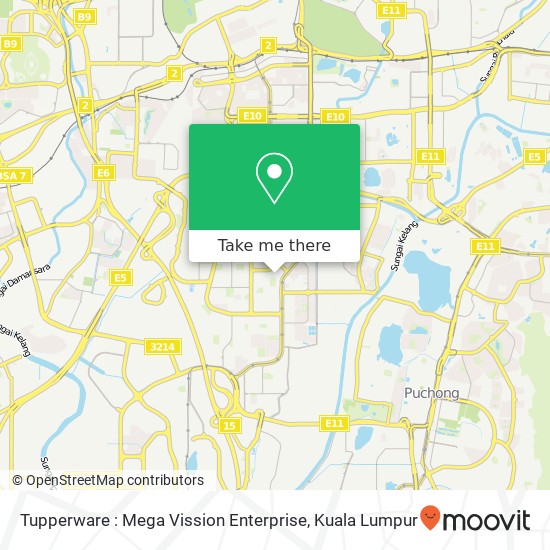 Tupperware : Mega Vission Enterprise map