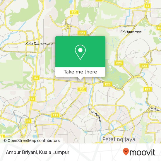 Ambur Briyani map