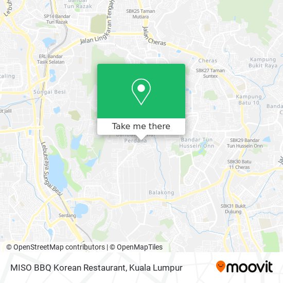 MISO BBQ Korean Restaurant map