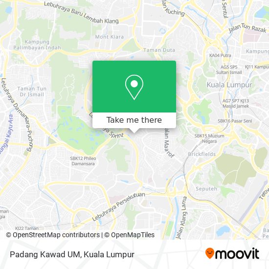 Peta Padang Kawad UM