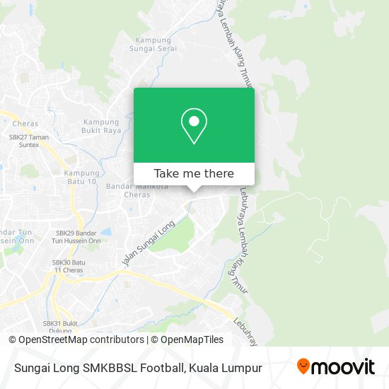 Sungai Long SMKBBSL Football map