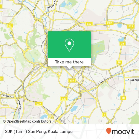 SJK (Tamil) San Peng map