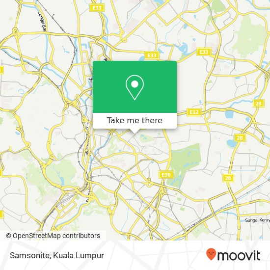 Samsonite map