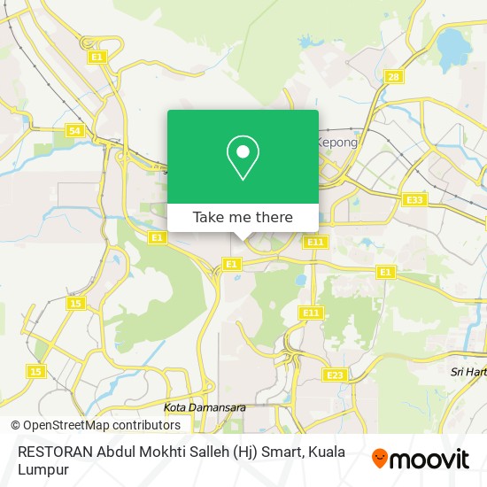 RESTORAN Abdul Mokhti Salleh (Hj) Smart map