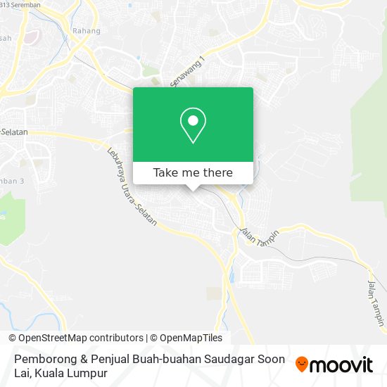 Pemborong & Penjual Buah-buahan Saudagar Soon Lai map