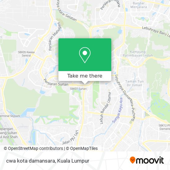 Peta cwa kota damansara