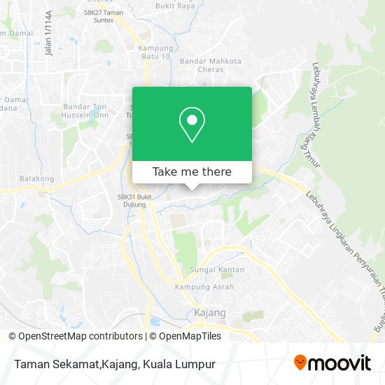 Taman Sekamat,Kajang map