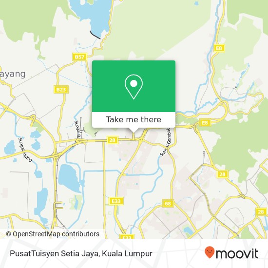 Peta PusatTuisyen Setia Jaya