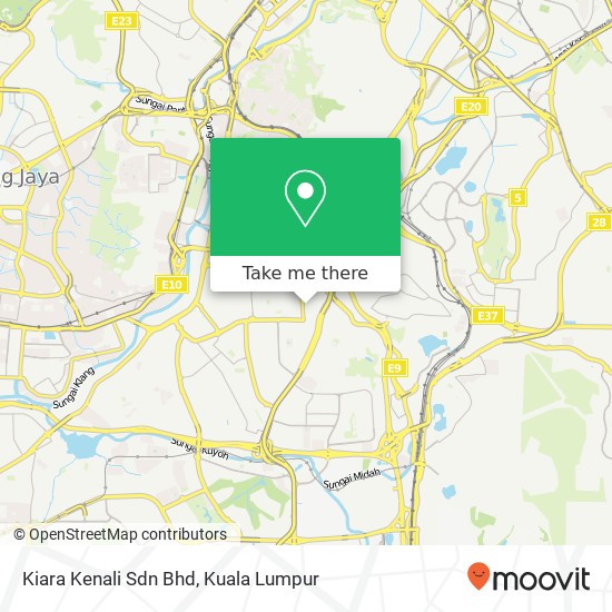 Kiara Kenali Sdn Bhd map