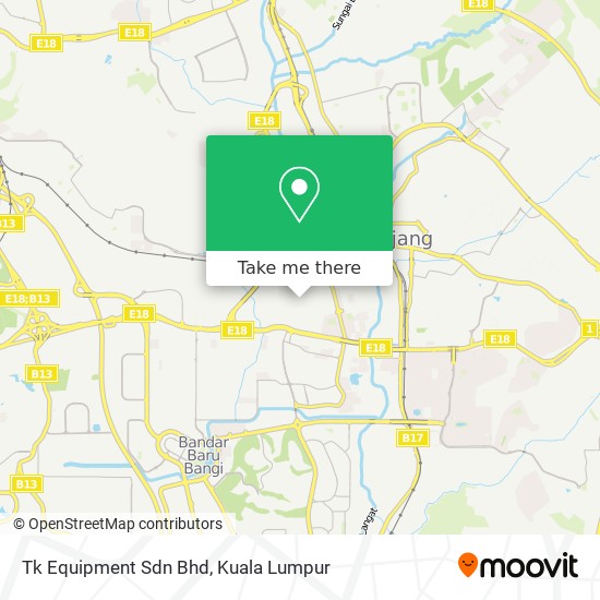 Peta Tk Equipment Sdn Bhd