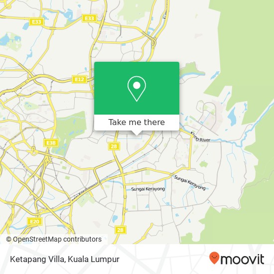 Ketapang Villa map