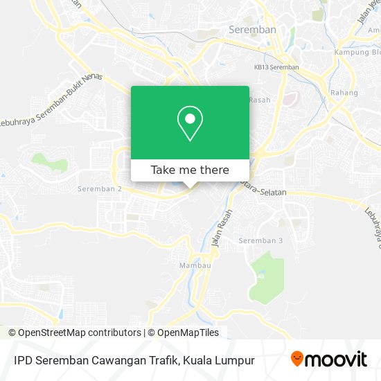 IPD Seremban Cawangan Trafik map