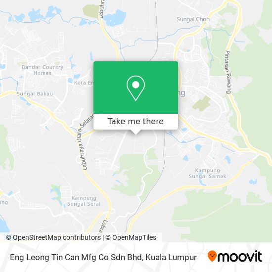 Eng Leong Tin Can Mfg Co Sdn Bhd map