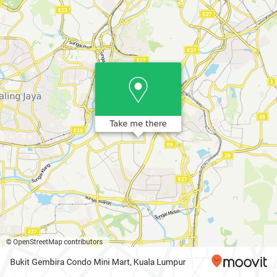 Bukit Gembira Condo Mini Mart map