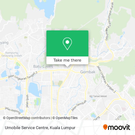 Umobile Service Centre map