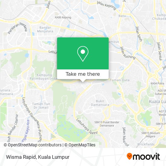 Wisma Rapid map