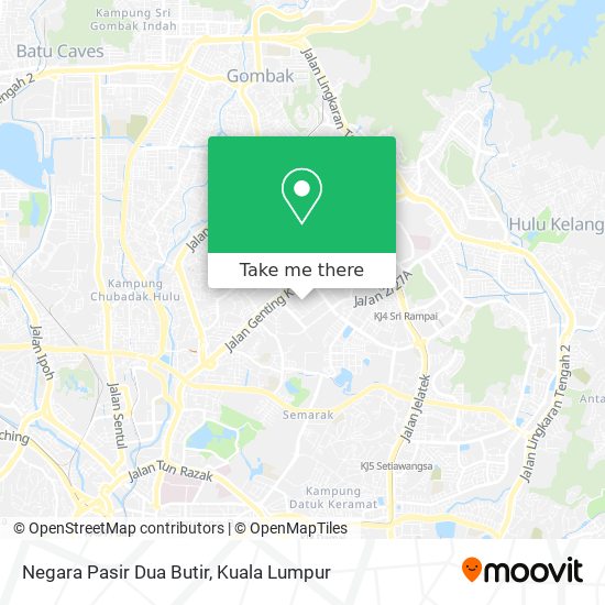 Negara Pasir Dua Butir map