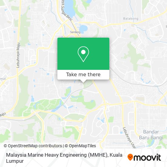 Malaysia Marine Heavy Engineering (MMHE) map