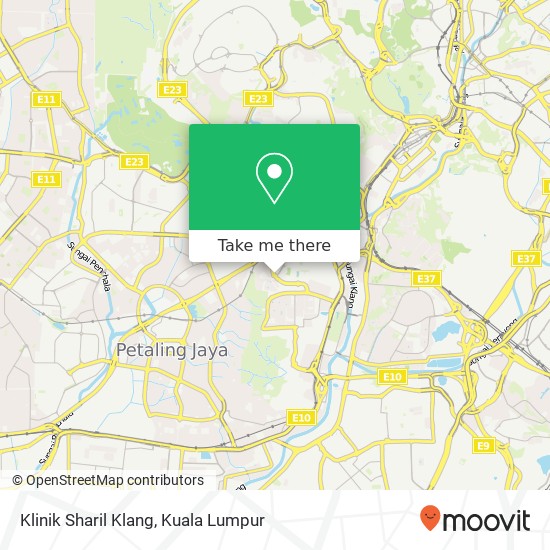 Klinik Sharil Klang map
