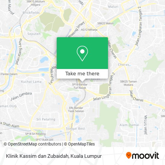 Peta Klinik Kassim dan Zubaidah