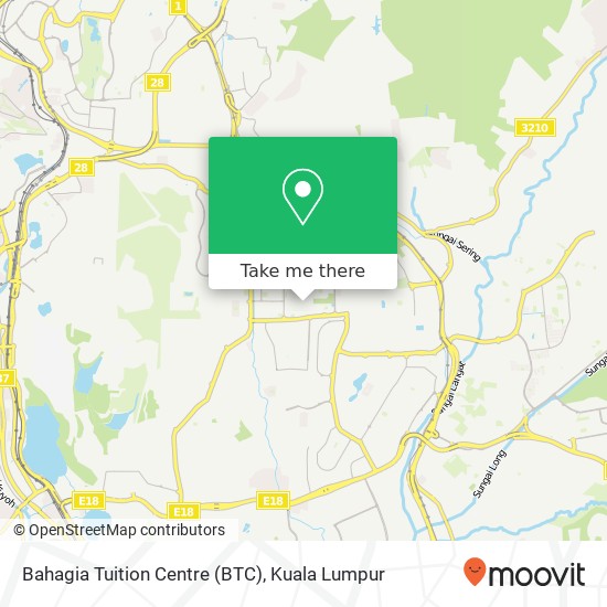 Bahagia Tuition Centre (BTC) map