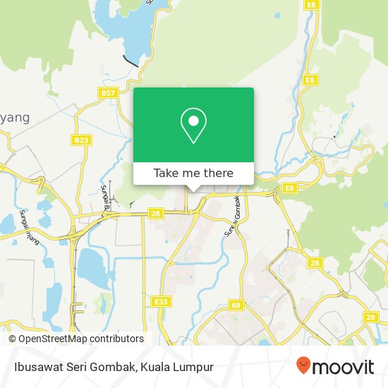 Ibusawat Seri Gombak map