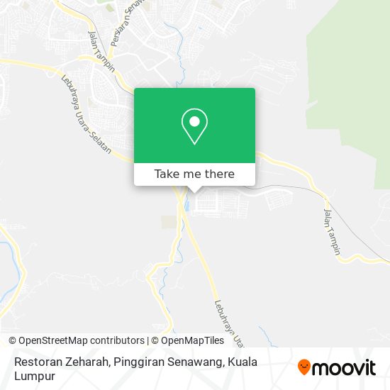 Restoran Zeharah, Pinggiran Senawang map