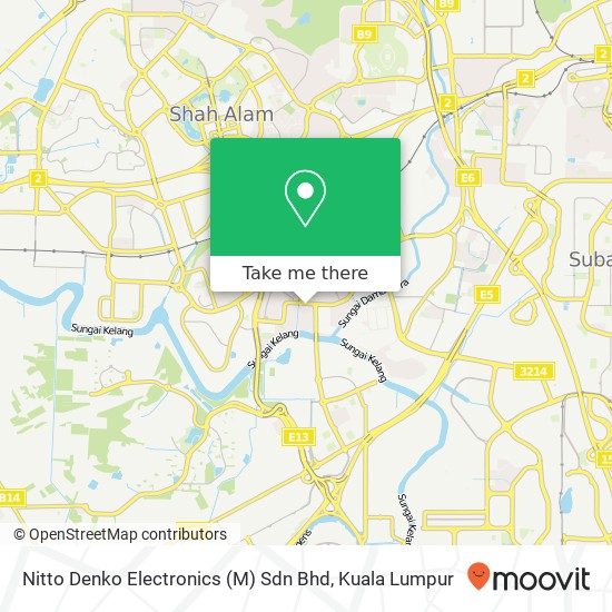 Nitto Denko Electronics (M) Sdn Bhd map