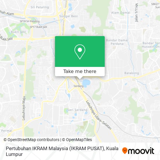 Pertubuhan IKRAM Malaysia (IKRAM PUSAT) map