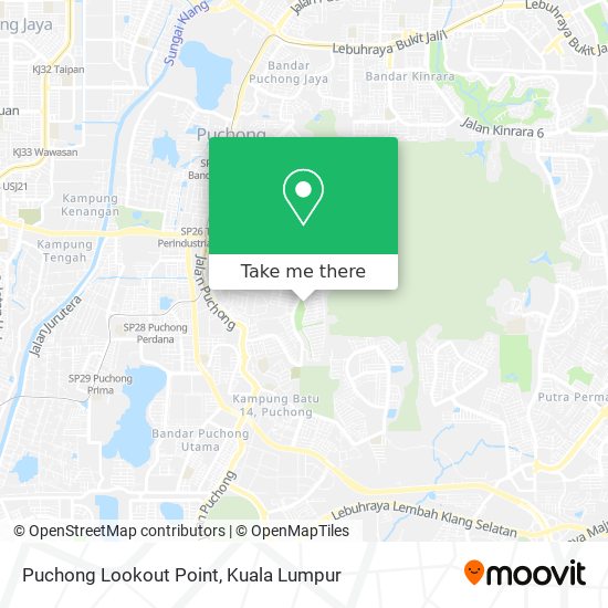 Puchong Lookout Point map