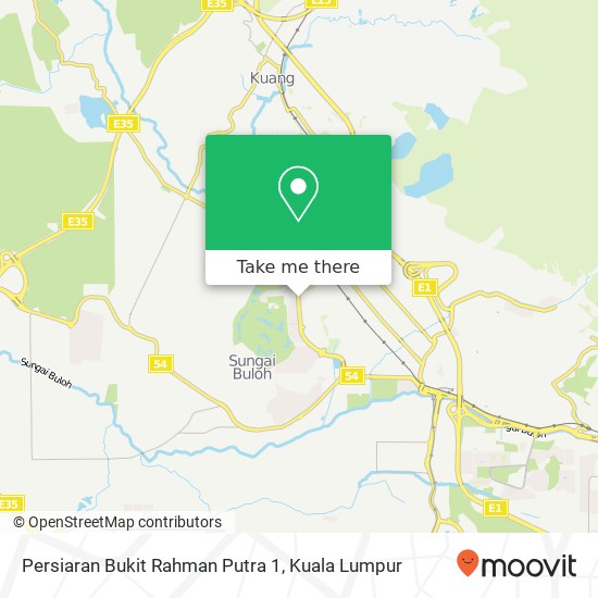 Persiaran Bukit Rahman Putra 1 map