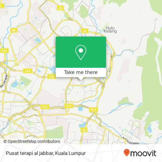 Pusat terapi al jabbar map