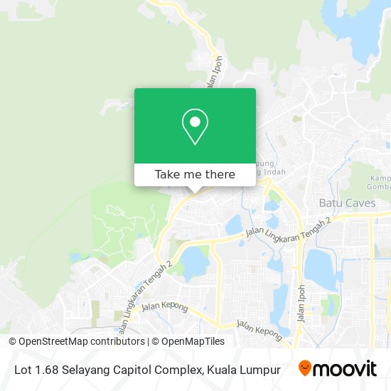 Peta Lot 1.68 Selayang Capitol Complex