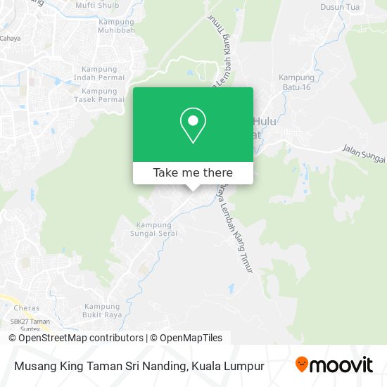 Musang King Taman Sri Nanding map