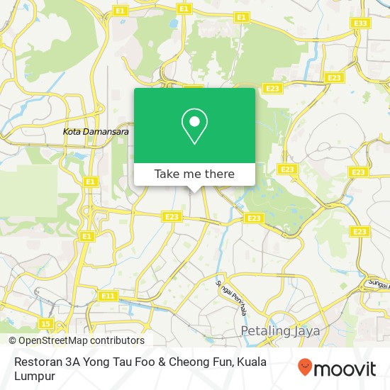 Peta Restoran 3A Yong Tau Foo & Cheong Fun