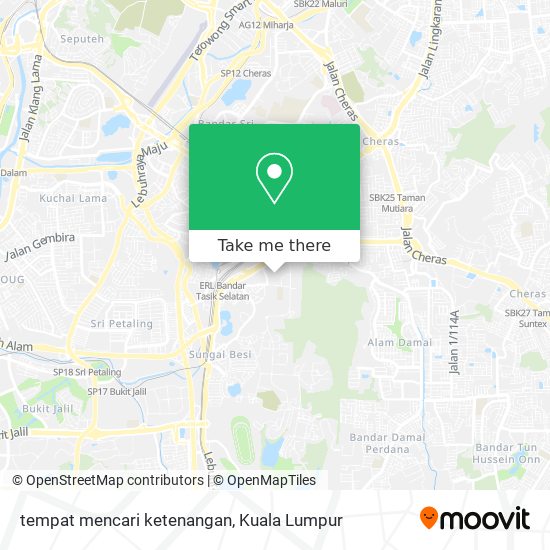 tempat mencari ketenangan map
