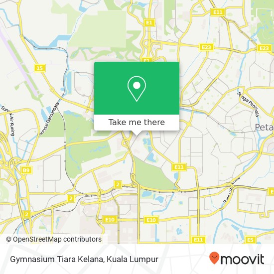 Gymnasium Tiara Kelana map
