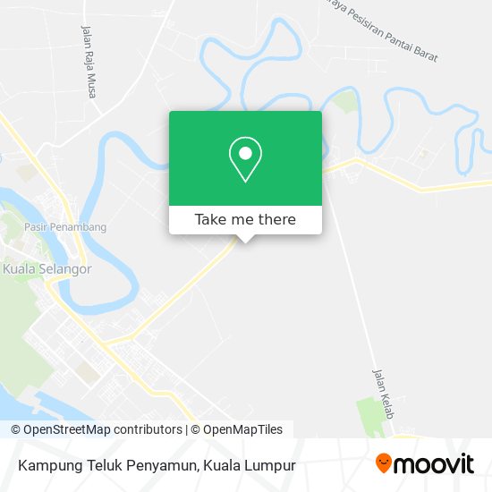 Peta Kampung Teluk Penyamun