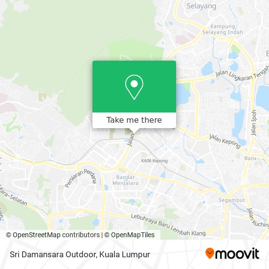 Sri Damansara Outdoor map