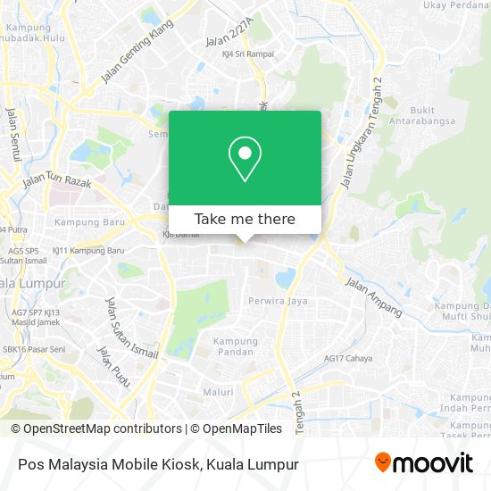 Pos Malaysia Mobile Kiosk map