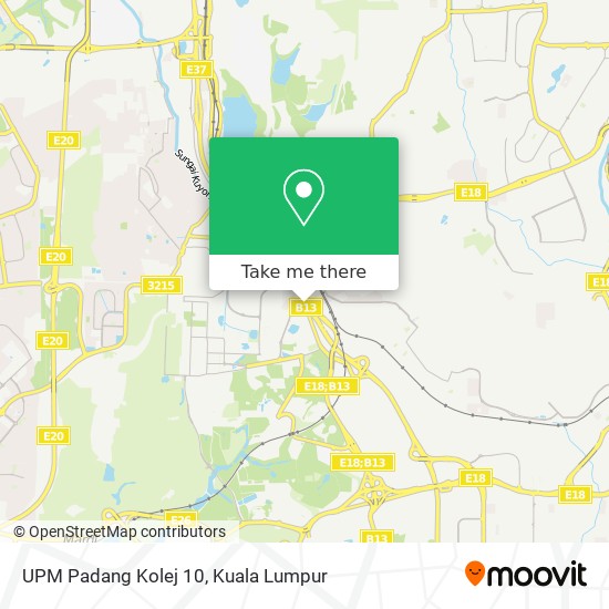 UPM Padang Kolej 10 map