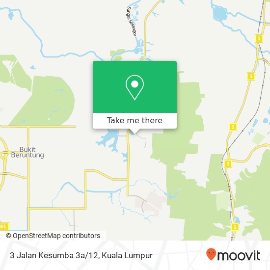 3 Jalan Kesumba 3a/12 map