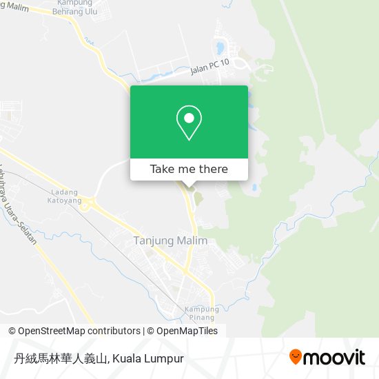 丹絨馬林華人義山 map