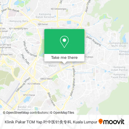 Klinik Pakar TCM Yap 叶中医针灸专科 map