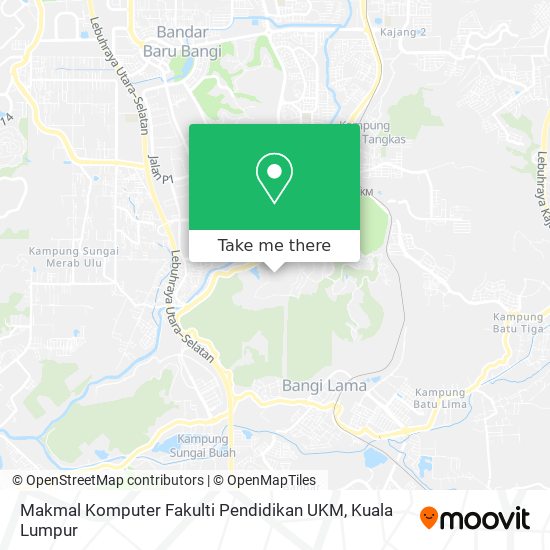 Peta Makmal Komputer Fakulti Pendidikan UKM