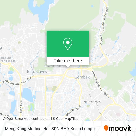 Peta Meng Kong Medical Hall SDN BHD